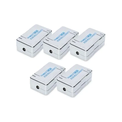 Bild av DIGITUS DN 93903 LSA anslutningsmodul Cat 6 5 stycken Skärmad Cat6 isolationsförskjutande kontakt AWG 22 till 26 För Ethernet kablar, nätverkskablar, installationskablar Silver