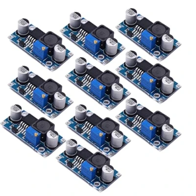 Bild av GERUI 10 st XL6009 DC Boost Convertermoduler, ingång 3 V 32 utgång 5 45 justerbar spänningsregulator step up modul för ArduinoRaspberry DIY projekt hantverk