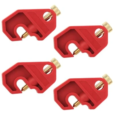Bild av QWORK Miniatyrbrytare (MCB) låsning med skruv, säker isolering, 4 st