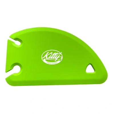 Bild av Kitty Professional 3 in 1 multi purpose dough Scraper Card made of BPA free silicone &amp; stainless steel core bowl scraper, remover, attachment cleaner (lime)