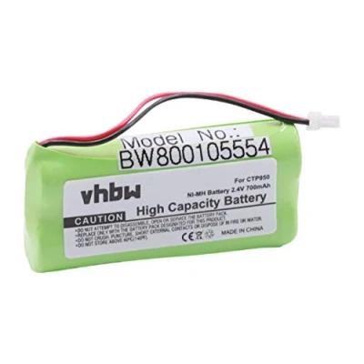 Bild av Variation vhbw batteri 700 mAh (2,4 V) för mobiltelefon, fast nät, telefon Bang &amp; Olufsen BeoCom 4 som CTP950. 1x Akku