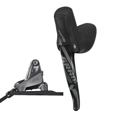 Bild av Sram Road Force1 hydraulisk skivbroms (UK Style) vänster bakre broms 1800 mm WDirect montering hårdvara (rotorn och konsol säljs separat)