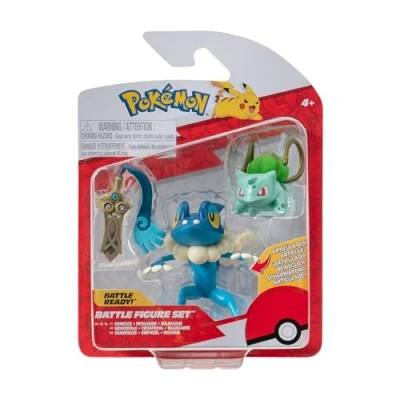 Bild av Pokémon PKW3599 Battle Figure Set Bisasam, Gramokles &amp; Amphizel