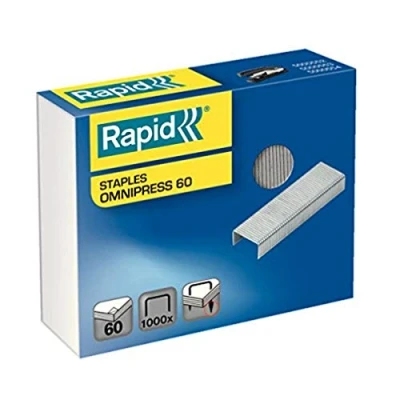 Bild av Rapid 5000561 Omnipress 60 galvaniserade häftklamrar 1000 stycken