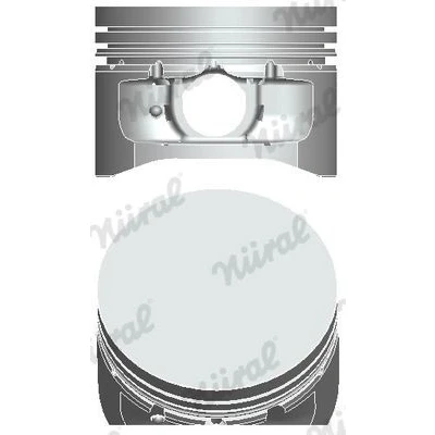 Bild av NÜRAL 87 433500 00 Kolv 77mm vevst. trapetsf.ända