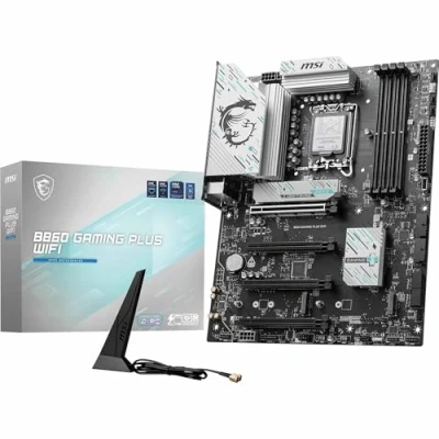 Bild av MSI B860 GAMING PLUS WIFI motherboard ATX LGA1851 socket Moderkort Intel DDR5 RAM