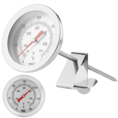 Bild av Sockertermometer för att göra sylt och godisfudge med 145 mm sond idealisk godistermometer klämma smälta socker