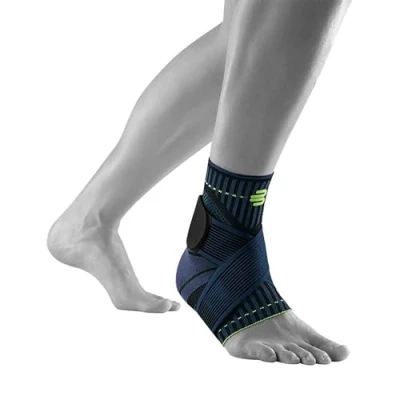 Bild av Bauerfeind, hälstöd, Ankle Support, Unisex, 1 hälbandage för vänster fot, sporter som fotboll, jogging samt träning, förhindrar felvridning, Storlek: M, Svart, 11419401170712