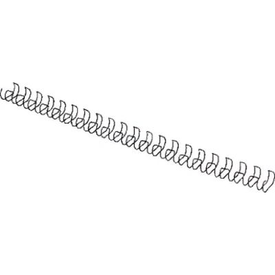 Bild av GBC Metallspiraler MultiBind Silver 14mm Svart Binding wire