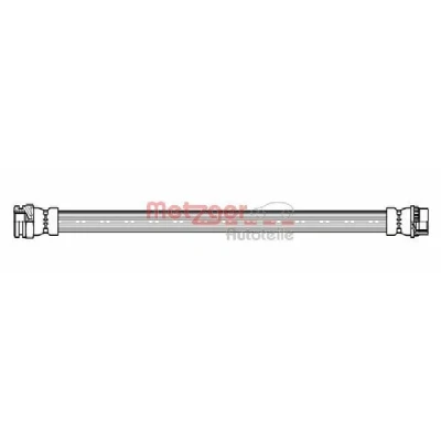 Bild av METZGER 4111143 Flexible De Frein 210 F10 x 1 PEUGEOT: 307 Break, 3/5 portes, 308 I CITROËN: C3 C4 portes