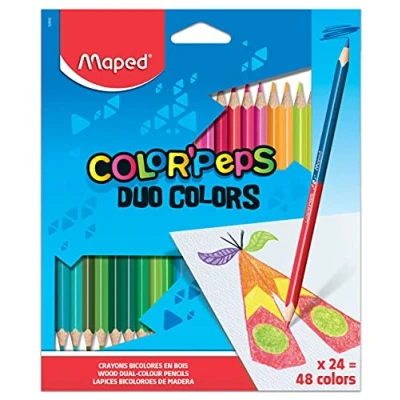 Bild av Maped, Color&#039;Peps, färgglada färgpennor 829602ZV, DUO x24
