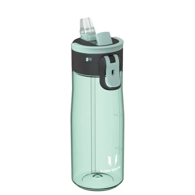 Bild av Sparrow Vattenflaska 750 ml BPA fri TouchFlow Giftfri Tritanflaska Ett trycks Sugrörsflaska Läckagesäker &amp; Hållbar Dryckesflaska för Sport och Utomhusbruk