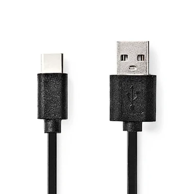 Bild av NEDIS Kabel USB A C 2m Svart