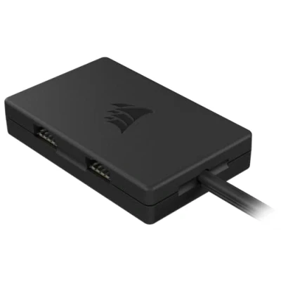 Bild av Corsair Internal 4 Port USB 2.0 Hub 4x 9 Stifts Portar Enkel Magnetisk Installation Kompatibel Med de Flesta Intel® Och AMD® Moderkort Svart