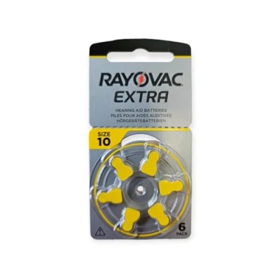 Bild av 6 RAYOVAC Extra avancerade batterier med Active Core Technology 10 den senaste generationen av hörselbatterier