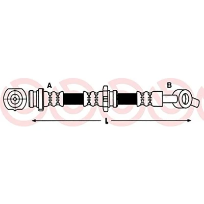Bild av BREMBO T 56 149 Flexible De Frein 421 F10X1 NISSAN: Primera Berline, 5 portes, Break