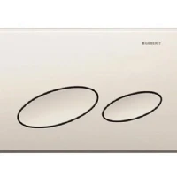 Bild av Geberit actuator plate kappa20 for dual flush: white alpine