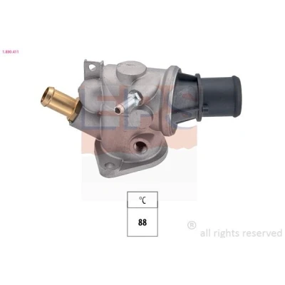 Bild av EPS 1.880.411 Thermostat d&#039;eau 88 Made in Italy OE Equivalent avec joint d&#039;étanchéite, raccord fileté pour le capteur de température