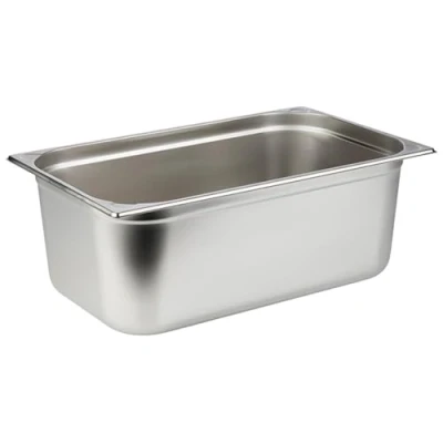 Bild av APS 81108 GN behållare 1/1, Gastronormbehållare i rostfritt stål/Mått 32,5 x 53 cm/Djup 200 mm/Volym 28 liter