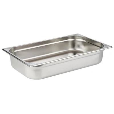 Bild av APS 81104 GN behållare 1/1, Gastronorm i rostfritt stål/Mått 32,5 x 53 cm/Djup 100 mm/Volym 13,25 liter