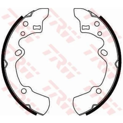 Bild av TRW GS8520 Mâchoires De Frein 228 30 SUMITOMO MAZDA: 626 III Berline, 5 portes