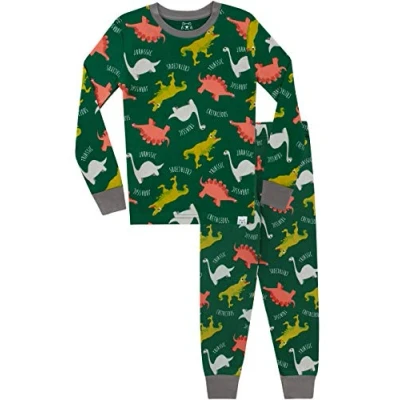 Bild av Harry Bear Pojkar dinosaurie pyjamas slim fit, flerfärgad, 122 cm