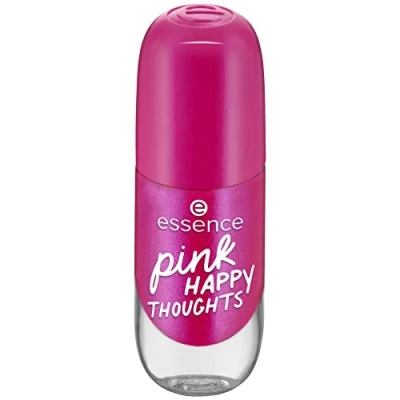 Bild av essence gel nagelfärg, nagellack, nr 15, rosa, långvarig, expressresultat, snabbtorkande, glänsande, acetonfri, vegansk, utan mikroplastiska partiklar, konserveringsmedel, 1 pack (8 ml)