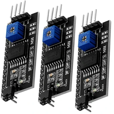 Bild av AZDelivery 3 x I2C Serial Adapter Board Module Interface för LCD Display 1602 och 2004 kompatibel med Arduino Raspberry Pi inklusive en E bok