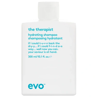 Bild av Evo the therapist hydrating shampoo 300 ml I fuktgivande schampo för torrt och färgat hår ger jämnhet, glans minskar frizz vegansk, utan sulfater