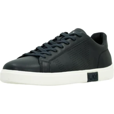 Bild av Replay Polys Studio Sneakers, Storlek: 40, Navy Skinn/syntet