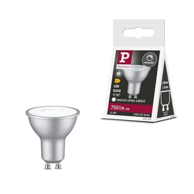 Bild av Paulmann LED reflektor 4.000 K krom GU10 8 W dimbar 36
