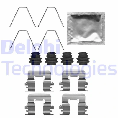 Bild av DELPHI LX0726 Kit d&#039;accessoires, plaquette de frein à disque OPEL: Adam