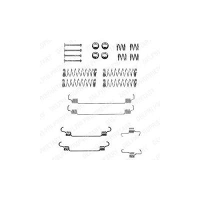 Bild av DELPHI LY1331 Kit d&#039;accessoires, mâchoire de frein CITROËN: C3 I 3/5 portes, C2 II, PEUGEOT: 1007 3 208 portes