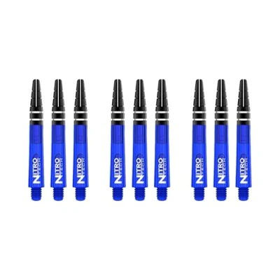 Bild av Red Dragon Nitrotech Short Stems Blue 3 sets per pack (9 in total)
