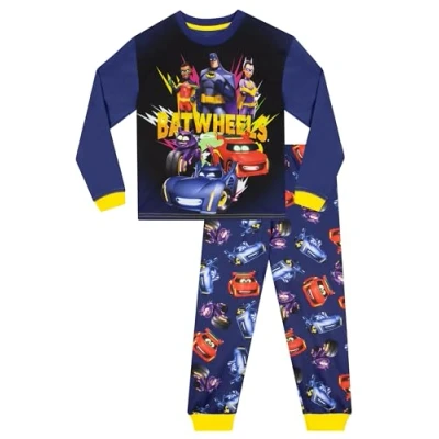 Bild av DC COMICS Batman Pyjamas Batwheels Pojkpyjamas Med Långa Ärmar Superhjälte PJs För Pojkar Purpur 98
