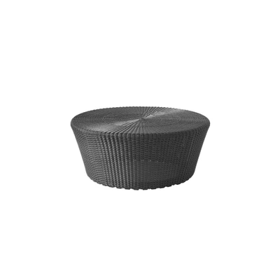 Bild av Cane line Kingston fodskammel stor Fotpall Graphite H31 x Ø75 cm