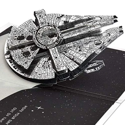 Bild av Hallmark Signature Paper Wonder Pop Up födelsedagskort (Star Wars), 18,29 x 12,7 0,03 cm