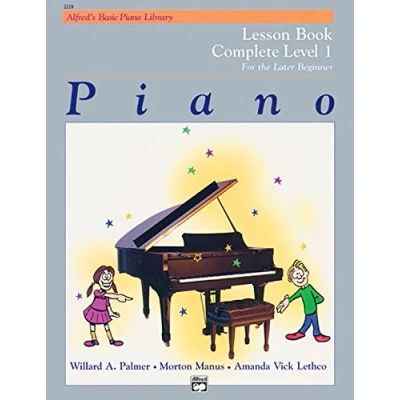 Bild av Alfred&#039;s Basic Piano Library Lesson 1 Complete: For the Late Beginner