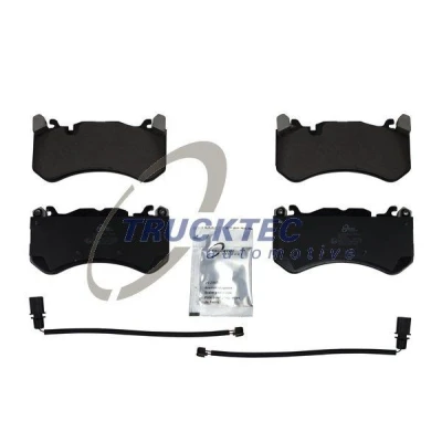 Bild av TRUCKTEC AUTOMOTIVE 07.35.288 Jeu de plaquettes frein Essieu avant contact signal d&#039;usure inclus AUDI: A6 C7 Avant, C6 Berline