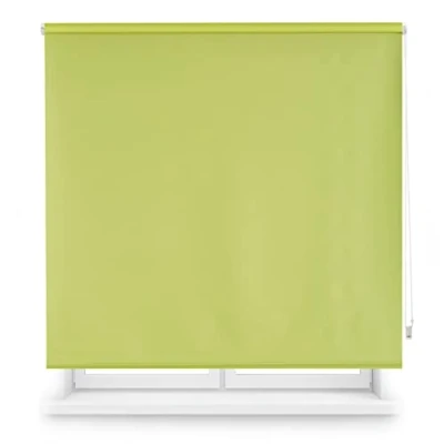 Bild av INTERBLIND Premium slät ogenomskinlig rullgardin storlek 100 x 230 cm bredd och höjd tygmått 97 225 värmeisolering av ljus, kyla värme