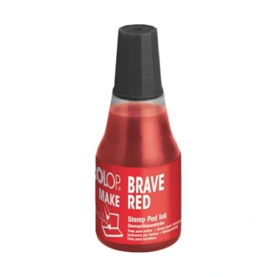 Bild av COLOP Påfyllningsfärg för MAKE stämpelkudde 25 ml brave red