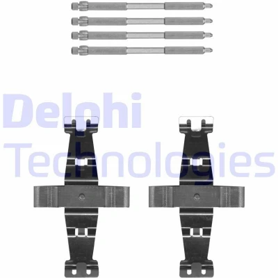 Bild av DELPHI LX0693 Kit d&#039;accessoires, plaquette de frein à disque MERCEDES BENZ: GLC SUV, Classe C Berline, Coupe, AUDI: A5 B9 Sportback