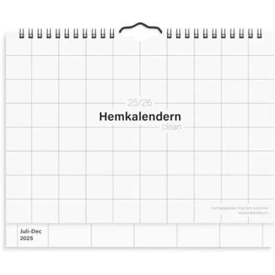 Bild av Burde Hemkalendern Clean 25/26