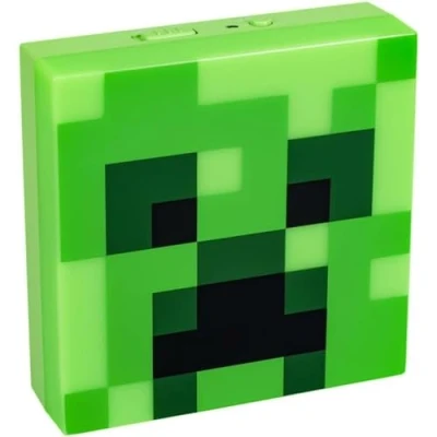 Bild av Paladone Minecraft Creeper nattlampa, nattsensorfunktion, bärbar, självhäftande baksida för väggplacering, officiellt licensierad present och sovrumsdekor fans
