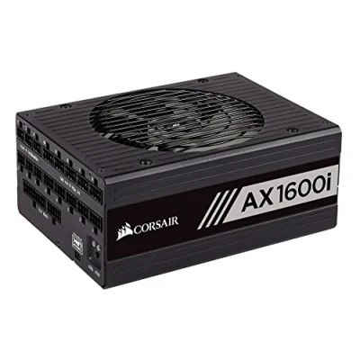 Bild av Corsair AX1600i AXi Series, Serien (80 PLUS Titan, 1600 Watt, Helt Modulärt Strömförsörjning) Svart