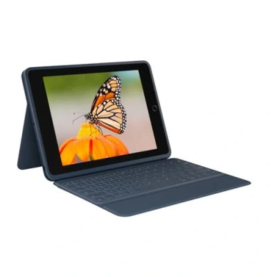Bild av Logitech Rugged Combo 3 keyboard and Folio case UK classic blue Tastatur &amp; set Engelska Storbritannien Blå