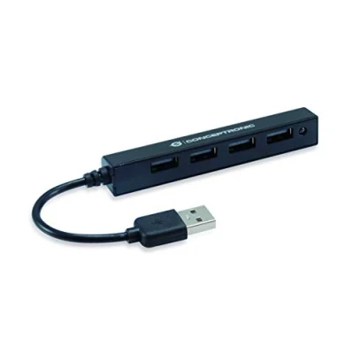 Bild av Conceptronics HUBBIES HUBBIES05B USB Hub 4 porte Svart