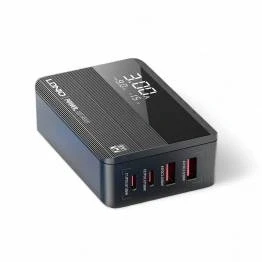 Bild av LDNIO 4 portars 100W PD QC 2xUSB C och A Mac laddare med display
