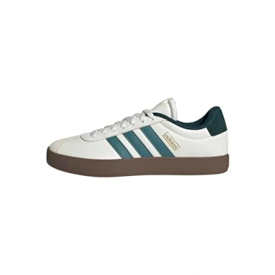 Bild av adidas För Män VL COURT 3.0 SHOES, core white/preloved teal/aurora ivy, 42 2/3 EU