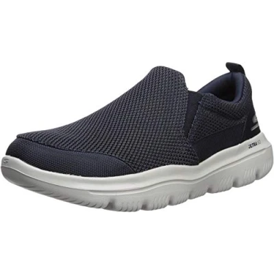 Bild av Skechers herr Go Walk Evolution ultra felfria sneakers, marinblå/grå, 46 EU, Marinblå grå, EU